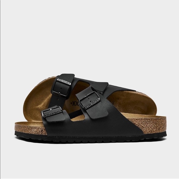 Birkenstock Men’s Arizona Birko-Flor Sandals Black Regular Fit main image 6